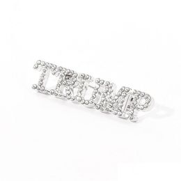 Artes y artesanías Trump 2024 Broche DIY Insignia de diamante Artesanía Entrega directa Hogar Jardín Artes, Artesanía Regalos Dhwhi