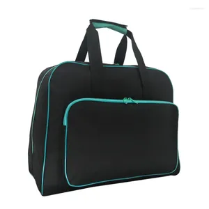 Bolsa de máquina de coser Unisex para artes y manualidades, almacenamiento portátil de viaje de gran capacidad, bolsas de mano impermeables, bolso de herramientas multifuncional