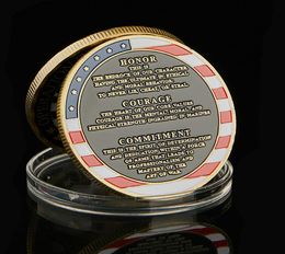 Arts and Crafts USA Army Halute First Swear Swear un Office American Independence Day Value Challenge Coin9038639