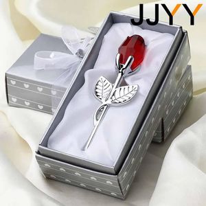 Artes y manualidades Regalo del día de San Valentín Figuras de flores de rosas de cristal Favores artesanales Regalo de los amantes Recuerdo Decoración de boda Adornos Caja de regalo 231017