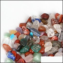 Kunst en ambachten groothandel 100 g gemengde tuimelstenen kwarts kristallen bk natuurlijke edelstenen rock minerale genezing reiki tuindecoratie otfan