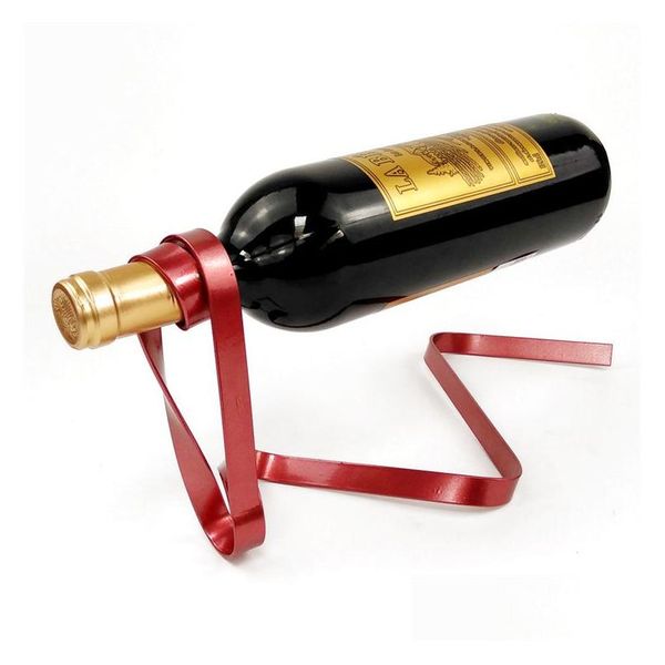 Arts et artisanat en gros ruban métallique élégant en suspension-vin rouge à vin créatif de bureau de bureau décoration de style léger dhzo6.