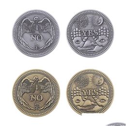 Arts and Crafts Ja of No Copy Coin Coin Commemorative Prediction Decision Making Challenge Vintage SKL Handicraft Travel Souvenir Art Dr DHZFQ