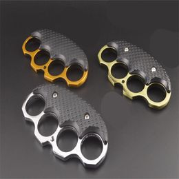 Kunst Martial Combat Clip Hand Clasp Fist Clasp Tiger Finger Glove Iron Four Finger Tiger Legal Self-Defense Weapon Hand Support Ring 662 Z2