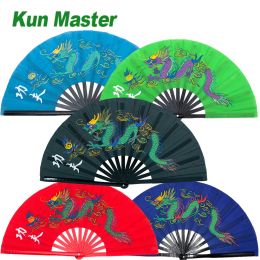 Kunst tai chi fan bamboo kung fu martial arts 34 centimeter fans wushu art martiaux cosplay dans performance fan rood kun master