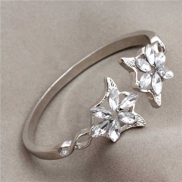 Arwen Evenstar brazalete de piedra de cristal Zirconia cúbica elfo princesa Color plata pulsera moda película joyería mujer chica venta al por mayor Q0719