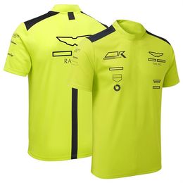 Arz5 2024 New Formula One F1 Racing Team Fans T-shirt Polo Men's Driver Mens Apparel Custom Series Sports Quick Dry Tops Size Children 100cm-6xl