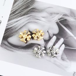 En tant que boucles d'oreilles de créateur originales Logo Logo imprimé en or couleur en laiton de luxe Top Quality Fashion Bijoux de mode