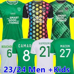 AS Saints Etienne voetbalshirts 2023 2024 maillot ASSE Etienne KRASSO CHAMBOST LOBRY CHARBONNIER WADJI Heren voetbalshirt uniformen uitrusting boutique des verts