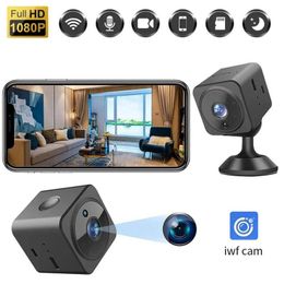 AS02 Infrarood Nacht Mini IP-camera Huisbeveiliging Draadloze WiFi Nachtzicht Spraakintercom Vierkante IP-camera