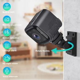 AS03 Mini HD WiFi-bewakingscamera Bewegingsdetectie Babycamera Huisdier IP-camera Lange stand-by met batterij voor TF-kaart