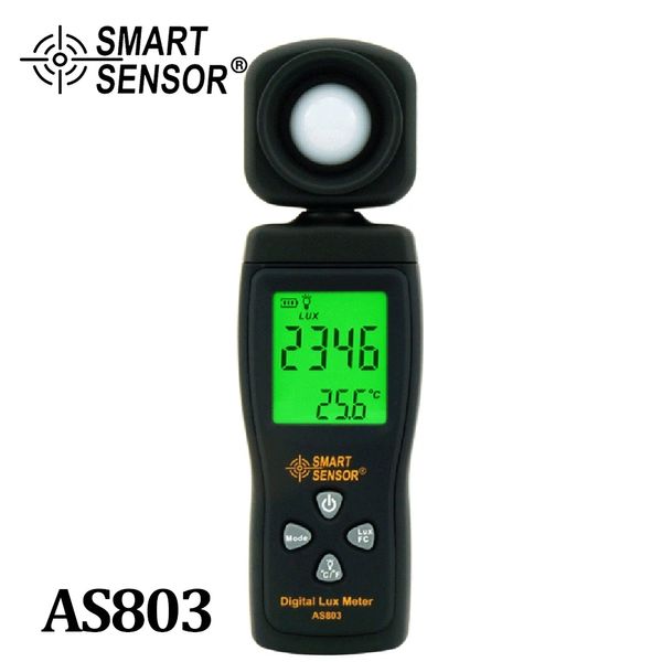AS803 Luxmètre Luxmètre Numérique Luxmètre Photomètre Uv Mètre UV Radiomètre LCD Luxmètre De Poche Illuminomètre Photomètre