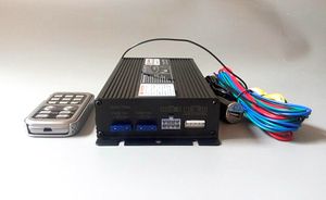 AS940 double tonalité 400 W amplificateur de sirène de police à distance sans fil alarme de voiture avec fonction microphone 2 unités 200 W haut-parleur 219U