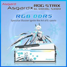 Asgard DDR5 Memoria RAM 32 GB 16GBX2 6000 MHz DDR5 RGB Memory Strip Rog Strix Desktop Memory Strip Hynix A-Die Deeltjes CL38 231221