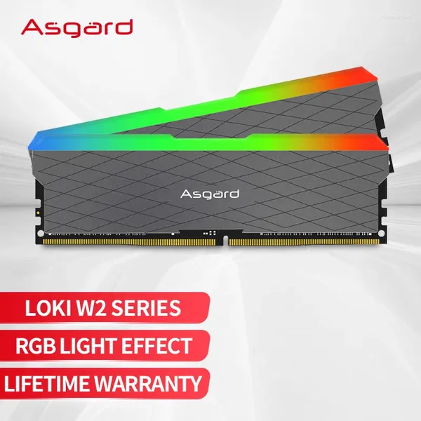 Asgard LOKI W2 RGB RAM Ddr4 8GBx2 16GBx2 3200MHz PC4-25600 1.35V UDIMM Memoria de escritorio