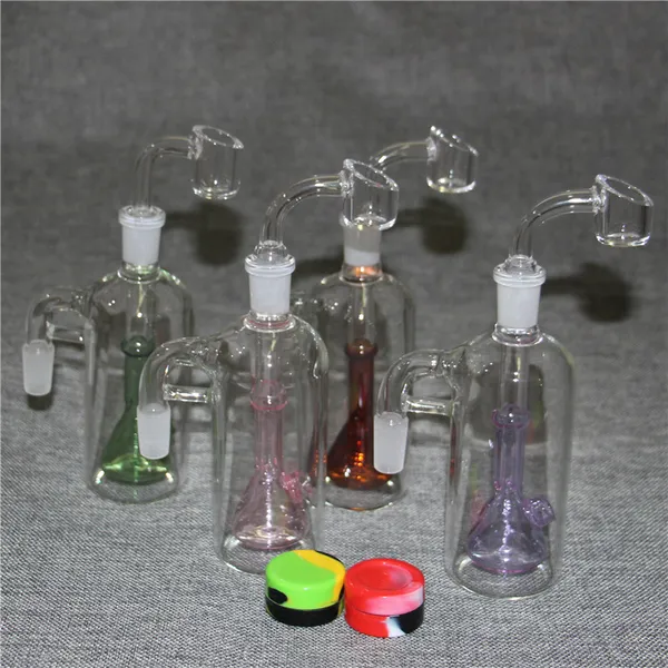 Cendrier narguilé pour verre Bong Dab plate-forme Shisha 14mm 18mm 45 90 degrés accessoire de tabac fumée tuyau d'eau plates-formes pétrolières