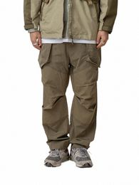 Ashfire ESDR Cargo pantalon matériaux combinés Urban outdoor techwear esthétique randonneur streetwear n65i #