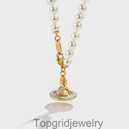 Colliers de bijoux ashion pendentif de luxe marque de marque Planète Collier Saturn Collier Satellite Clicule Casque Bijoux pour les femmes Exprimez leur amour