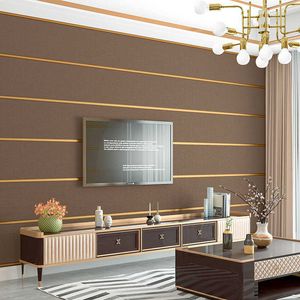 asbakken 3D behang muurschildering wandpaneel papier luxe wit koffie grijs decoratie groot huis design woonkamer slaapkamer goud streep modern x0627