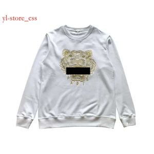 Men de marque asiatique Men à capuche Sweatshirts Pullover Tiger Head Sweat-shirt de haute qualité Littor Hip Hop Crewbeck Capin Councing Clothing 5349