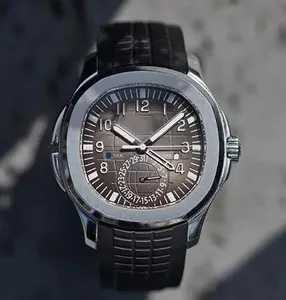 Aziatische beweging hoogwaardige premium Watch 5164 Automatische mechanische Moon Clock Tape roestvrijstalen tape 40 mm