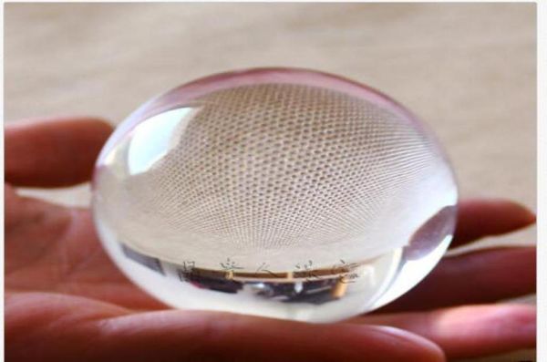 Asian Rare Natural Quartz Clear Magic Crystal Healing Ball Sphere 40mm Stand1925038