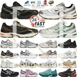 Asicis gel chaussures Designer Chaussures de course Gel NYC Chaussures plate-forme baskets Black Pure Silver Glacier Clay Canyon Mens Womens Marathon GT Outdoor Sports Trainers 797