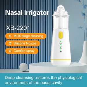 Aspirateurs # Dr.Sla Electric Naser Cleaner Irrigator Nasal Nasal Wash Pot éviter la rhinite allergique Cure de la sinusite pour la thérapie pour enfants adulte