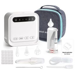 Aspiradores# Electric Baby Nasal Aspirator Nariz Baby Sucker para bebés Cleaner de nariz de bebé recargable 3 Niveles de succión Bajo ruido