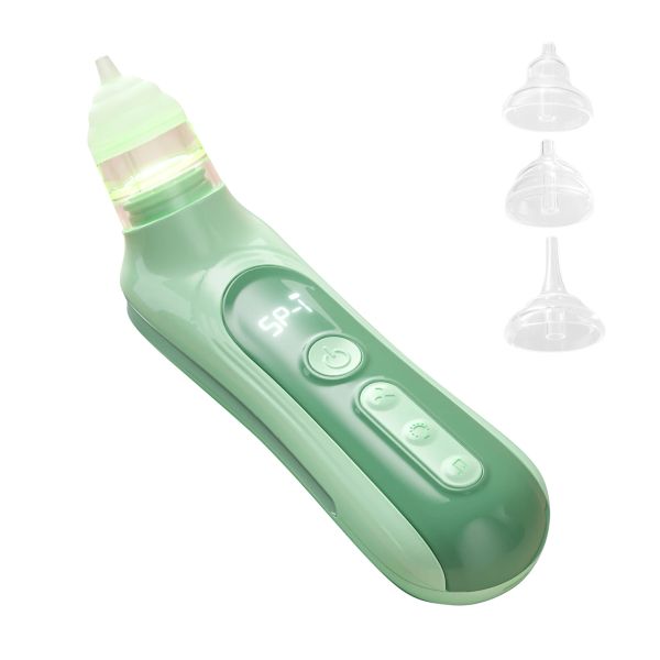 Aspirateurs # Electric Baby Nasal Aspirator Automatic Nose Sucker Cleaner pour les nourrissons 5 Niveaux d'aspiration faibles avec de la musique apaisante
