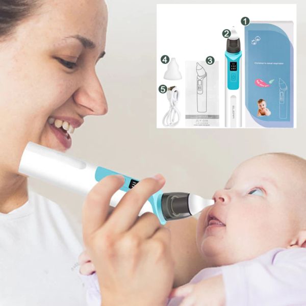 Aspirateurs # bébé rechargeable (aspirateur nasal Aspirateur Nant Netter silicone Aspirable Electric Child Health Safet