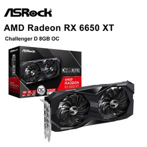 ASROCK nouvelle carte graphique AMD Radeon RX 6650 XT RX6650XT 8 Go GDDR6 7NM 6650XT prend en charge la carte graphique AMD GPU Gamer placa de vidéo