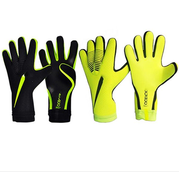 Guantes de portero de fútbol Assassin, látex completo, antideslizantes, transpirables, entrenamiento profesional, equipo de portero sin protectores para los dedos KL