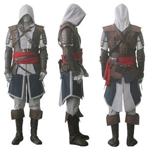 Assassin's Creed IV 4 drapeau noir Edward Kenway Costume de Cosplay ensemble complet sur mesure Express 273i
