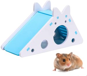 Assembled Hamster Slide Toy Guinea Pig Golden Bear Grappige ademende hamster house nest chinchilla's groothandel hamster accessoires