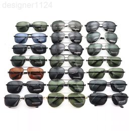 Surtido de vendedores confeccionados, venta al por mayor de metales mezclados, gafas de sol polarizadas para conducir, color uv400
