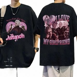 Astari Trend Mannen Vrouwen Cott T-shirt Gedrukte T-shirt Korte Mouw T-shirt Zomer Streetwear Oversize Tee Tops Kleding J5tn #