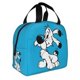 ASTERIX AND OBELIX ISLEUX SAC à lunch Sac refroidisseur Conteneur à déjeuner Dogmatix Idefix IDEDEFIX OBELIX DOG LANCH BOX TOTE Bento Pouche 240430