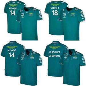 Aston Martin Aramco Cognizant F1 2023 24 Official Fernando Alonso Team Driver T-Shirt 14 ALONSO 18 WANDELING