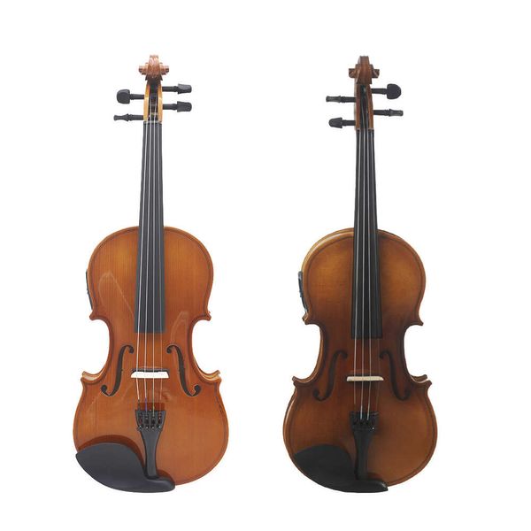 AstonVilla violon électrique électroacoustique en bois massif EQ violon étudiant adulte débutant jouant du violon électronique étui pour violons meilleur