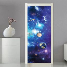 Astral Deurstickers Woondecoratie Poster PVC Waterdicht Antislip Krasbestendig Muur Te Renoveren Oude Deuren 240312