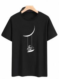 Astraut Mo Swing T-shirt imprimé pour hommes, hauts à manches courtes à col rond, T-shirt graphique vêtements d'été pour hommes, tenues pour hommes 222L #