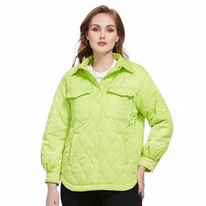 Astrid 2022 Spring Women Parkas Oversize Diamd Patroon Gevotte jassen Rapelvakken Losse korte jas Outerwear gewatteerd AM-7547 R1WB#