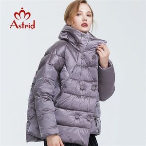 Astrid hiver nouvelle arrivée doudoune femme couleur foncée survêtement haute qualité style court épais coton manteau d'hiver AR-7031 201109