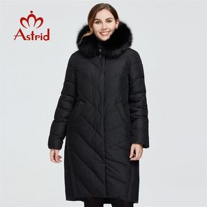 Astrid hiver manteau femme femme longue veste parka chaude avec fourrure à capuche grandes tailles Bio-Down vêtements féminins 9172 211216