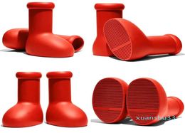 Astro Boy Boots Designer Boot Big Red Shoes Womens Mens Fashion Fashion Solid Toe Eva Rubber Rain Boot Bottom Bottom Non Slip B4754124