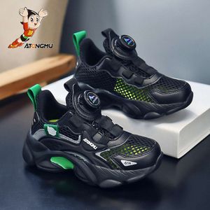 Astro Boy Sports 2024 Zomer Single Mesh Ademend middelste en grote jongens Running Children's Casual Shoes