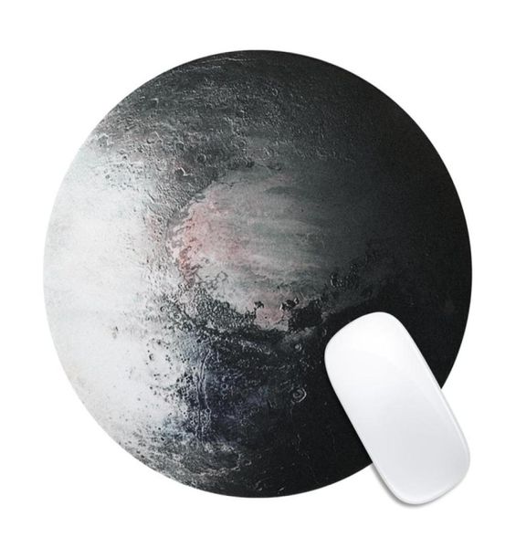 Astro Series Round Pluto Match Mouse Pads Office Accessoires Home Desk Accessoires Nonlip Easy Cleaning Mouses PAD TOUR RESTS POUR LES FEMMES A33982291