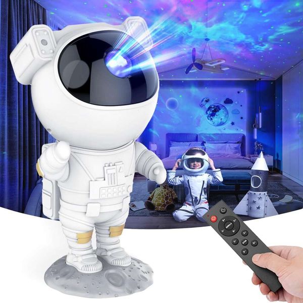 Proyector de Astronaut Galaxy - Luz de proyección de estrellas, control remoto Astro Night Light con temporizador, adecuado para sala de juegos, dormitorio para niños y adultos