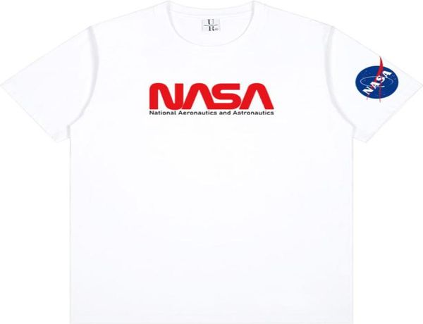 Astronaute national aéronautique Administration de l'espace NASA T-shirt noir gris rouge rose blanc bleu clair hommes et femmes 2553046319